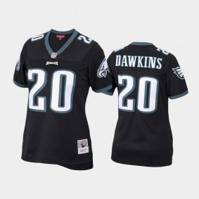 Women's Brian Dawkins Philadelphia Eagles Black Retired Player Legacy Replica Jersey