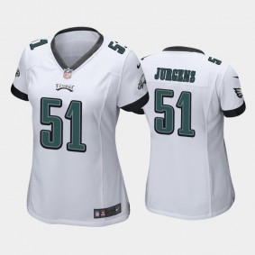 Women's Cam Jurgens Philadelphia Eagles White Game Jersey