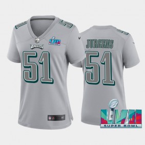 Women's Cam Jurgens Philadelphia Eagles Gray Super Bowl LVII Atmosphere Jersey