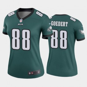 Women's Dallas Goedert Philadelphia Eagles Green Legend Jersey