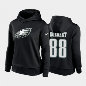 Women's Dallas Goedert Philadelphia Eagles Black Player Icon Hoodie