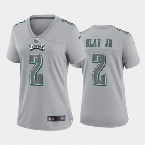 Women's Darius Slay Jr Philadelphia Eagles Gray Atmosphere Fashion Game Jersey