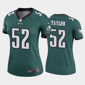 Women's Davion Taylor Philadelphia Eagles Green Legend Jersey