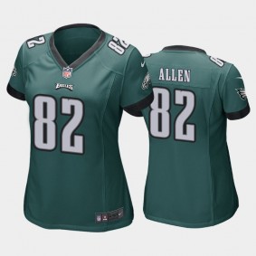 Women's Devon Allen Philadelphia Eagles Green Game Jersey