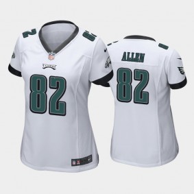 Women's Devon Allen Philadelphia Eagles White Game Jersey