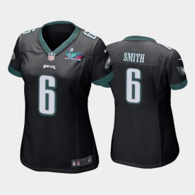 Women's DeVonta Smith Philadelphia Eagles Black Super Bowl LVII Game Jersey