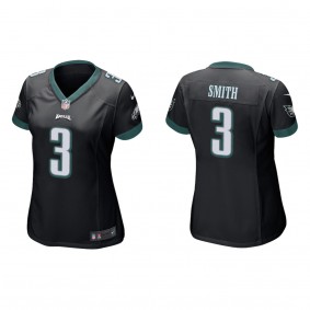 Women's Philadelphia Eagles Nolan Smith Black 2023 NFL Draft Game Jersey