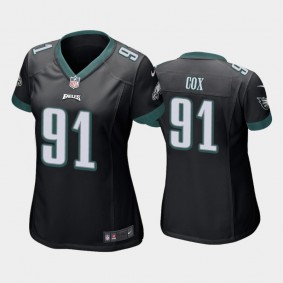 Women's Fletcher Cox Philadelphia Eagles Black Game Jersey