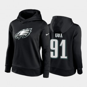 Women's Fletcher Cox Philadelphia Eagles Black Player Icon Hoodie