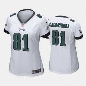 Women's Grant Calcaterra Philadelphia Eagles White Game Jersey