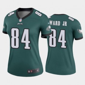 Women's Greg Ward Jr. Philadelphia Eagles Green Legend Jersey