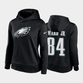 Women's Greg Ward Jr. Philadelphia Eagles Black Player Icon Hoodie