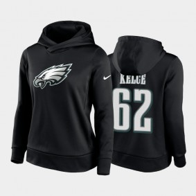 Women's Jason Kelce Philadelphia Eagles Black Player Icon Hoodie