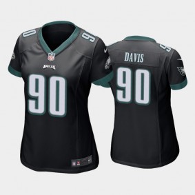 Women's Jordan Davis Philadelphia Eagles Black Game Jersey