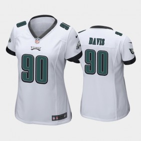 Women's Jordan Davis Philadelphia Eagles White Game Jersey