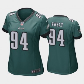 Women's Josh Sweat Philadelphia Eagles Green Game Jersey