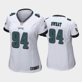 Women's Josh Sweat Philadelphia Eagles White Game Jersey