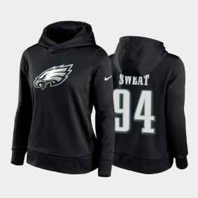 Women's Josh Sweat Philadelphia Eagles Black Player Icon Hoodie