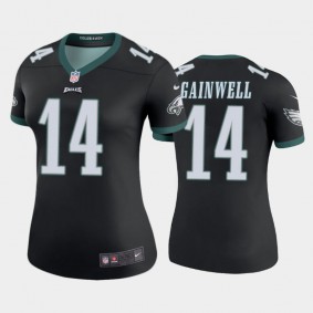 Women's Kenneth Gainwell Philadelphia Eagles Black Color Rush Legend Jersey