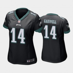 Women's Kenneth Gainwell Philadelphia Eagles Black Game Jersey