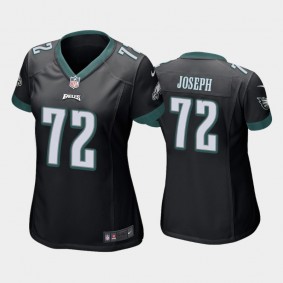 Women's Linval Joseph Philadelphia Eagles Black Game Jersey