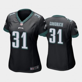 Women's Mario Goodrich Philadelphia Eagles Black Game Jersey