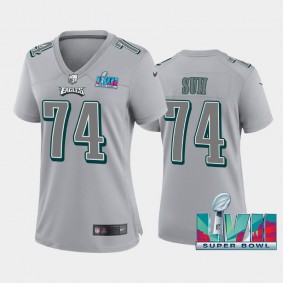 Women's Ndamukong Suh Philadelphia Eagles Gray Super Bowl LVII Atmosphere Jersey