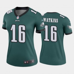 Women's Quez Watkins Philadelphia Eagles Green Legend Jersey