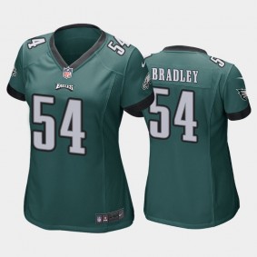 Women's Shaun Bradley Philadelphia Eagles Green Game Jersey