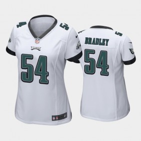 Women's Shaun Bradley Philadelphia Eagles White Game Jersey