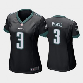 Women's Zach Pascal Philadelphia Eagles Black Game Jersey