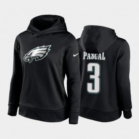 Women's Zach Pascal Philadelphia Eagles Black Player Icon Hoodie