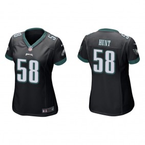 Women's Jalyx Hunt Philadelphia Eagles Black Game Jersey