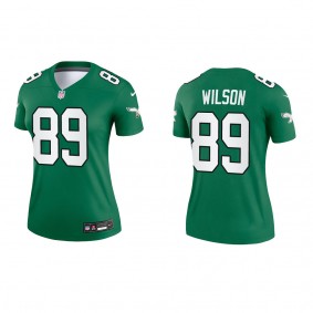 Women's Johnny Wilson Philadelphia Eagles Kelly Green Alternate Legend Jersey