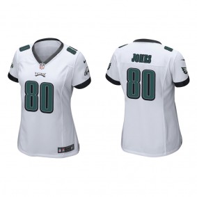 Women's Julio Jones Eagles White Game Jersey