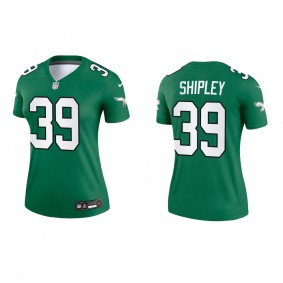 Women's Will Shipley Philadelphia Eagles Kelly Green Alternate Legend Jersey