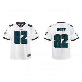 Youth Ainias Smith Philadelphia Eagles White Game Jersey