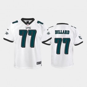 Youth Andre Dillard Philadelphia Eagles White Game Jersey