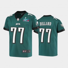 Youth Andre Dillard Philadelphia Eagles Midnight Green Super Bowl LVII Game Jersey