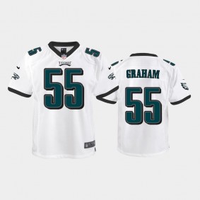 Youth Brandon Graham Philadelphia Eagles White Game Jersey