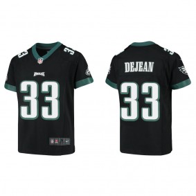 Youth Cooper DeJean Philadelphia Eagles Black Game Jersey