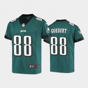 Youth Dallas Goedert Philadelphia Eagles Midnight Green Game Jersey