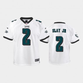 Youth Darius Slay Jr Philadelphia Eagles White Game Jersey