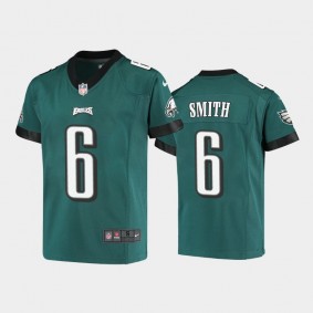 Youth DeVonta Smith Philadelphia Eagles Midnight Green Game Jersey