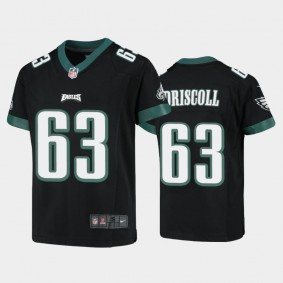 Youth Jack Driscoll Philadelphia Eagles Black Game Jersey