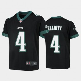 Youth Jake Elliott Philadelphia Eagles Black Game Jersey