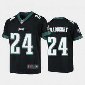 Youth James Bradberry Philadelphia Eagles Black Game Jersey