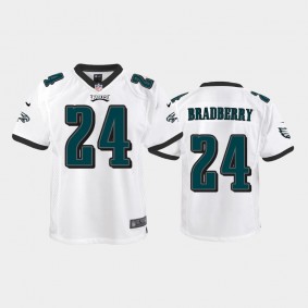 Youth James Bradberry Philadelphia Eagles White Game Jersey