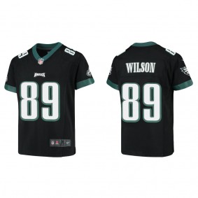 Youth Johnny Wilson Philadelphia Eagles Black Game Jersey