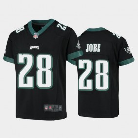 Youth Josh Jobe Philadelphia Eagles Black Game Jersey